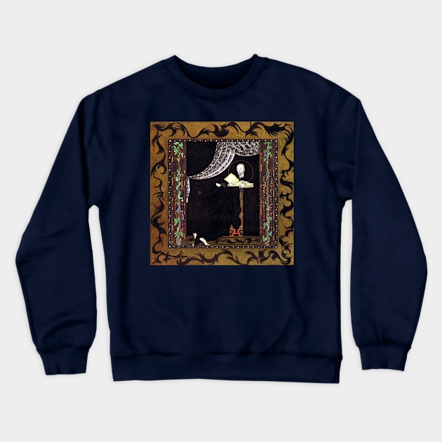 King Yunan and Duran the Doctor - Arabian Nights, Kay Nielsen Crewneck Sweatshirt by forgottenbeauty